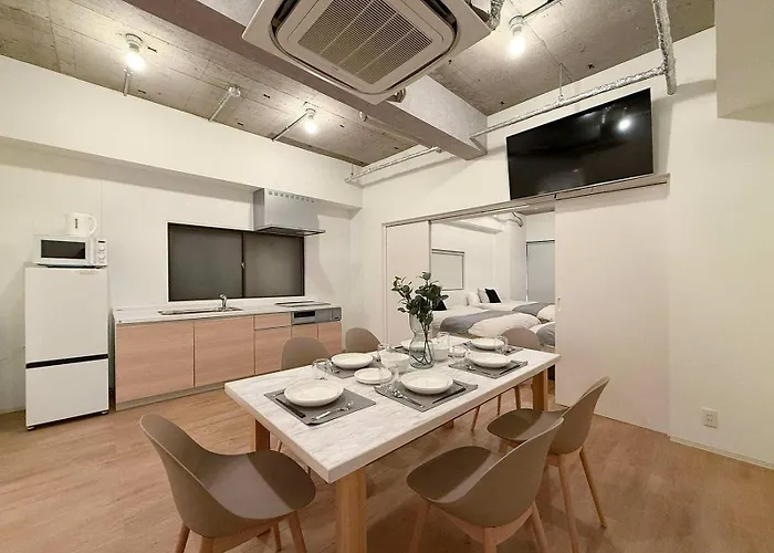 Naoubld - Central Hatchobori 2 Bedroom Apartment For 10 Guests